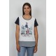 BLUSA ESTAMPADA MUJER GALMALLA +colores