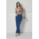 Pantalón fluido de mujer con cinturón ROBERTO BASSI WOMAN +COLORES