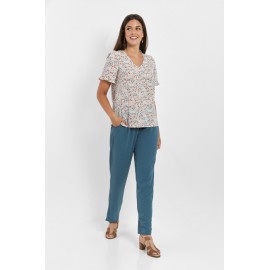 Pantalón de mujer con goma en cintura +colores