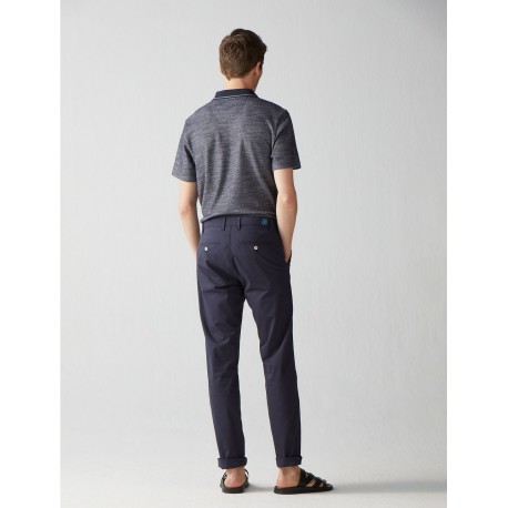 PANTALON CHINO AZUL, DE PIERRE CARDIN 