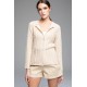CHAQUETA BOBA TRENZAS BEIGE MUJER TACHY ZUCCA