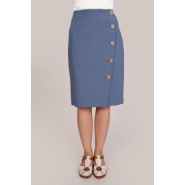 FALDA CASUAL MUJER CHEMA BLANCO