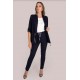 CHAQUETA CASUAL CON CAPUCHA MUJER CHEMA BLANCO