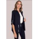 CHAQUETA CASUAL CON CAPUCHA MUJER CHEMA BLANCO