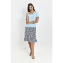 FALDA ESTAMPADA FLORES MUJER BOGUAR