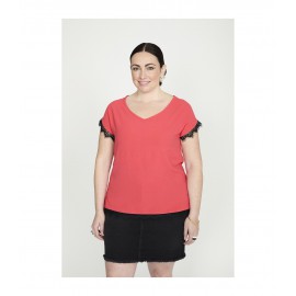 BLUSA PUNTILLA ROJA SPG-JENUAN