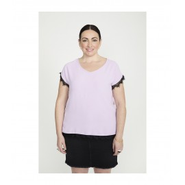 BLUSA PUNTILLA LISA MALVA SPG-JENUAN