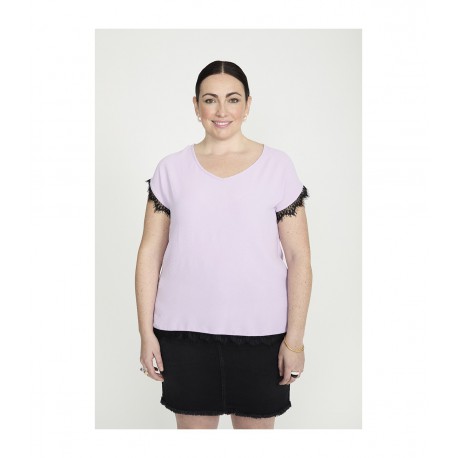 BLUSA PUNTILLA LISA MALVA SPG-JENUAN