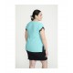 BLUSA PUNTILLA LISA TURQUESA SPG-JENUAN