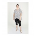  BLUSA TRAPECIO DÁLMATA MUJER SPG-JENUAN TALLAS GRANDES