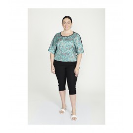 BLUSA MURCIÉLAGO CACHEMIR MUJER SPG-JENUAN TALLAS ESPECIALES