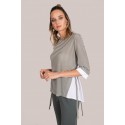 CAMISETA RAYAS MUJER CHEMA BLANCO +COLORES