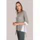 CAMISETA RAYAS MUJER CHEMA BLANCO +COLORES
