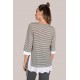 CAMISETA RAYAS MUJER CHEMA BLANCO +COLORES