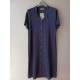 VESTIDO CAMISERO AZUL MARINO ZERO MUJER