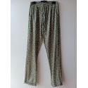 PANTALON DE LUNARES KAKI MUJER ROBERTO BASSI WOMAN