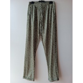 PANTALON DE LUNARES KAKI MUJER ROBERTO BASSI WOMAN
