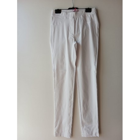 PANTALON PITILLO BLANCO MUJER CHEMA BLANCO