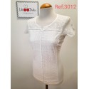 Camiseta bordada de mujer Lili Dudu  +colores