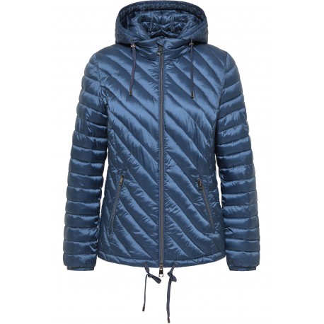 Parka acolchada ligera con capucha mujer barbara lebek 