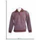 JERSEY CON CREMALLERA JACQUARD GRANATE HOMBRE G-54