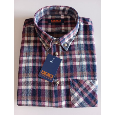 CAMISA FRANELA DE CUADROS DE PACHAKAMAK