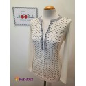 CAMISETA CON BORDADO DE LAZOS MUJER LILI DUDU