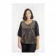 BLUSA COMBINADA PAILLETTE MUJER SPG JENUAN TALLAS GRANDES