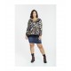 JERSEY COMBINADO ESTAMPADO mujer spg-jenuan tallas grandes