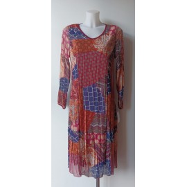 VESTIDO LARGO ESTAMPADO MUJER ROSSAN