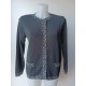 Chaqueta de mujer gris con bolsillos Juper