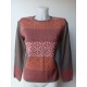 JERSEY ESTAMPADO MARRON MUJER JUPER 