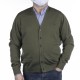 CARDIGAN BASICA DE BOTONES, VERDE