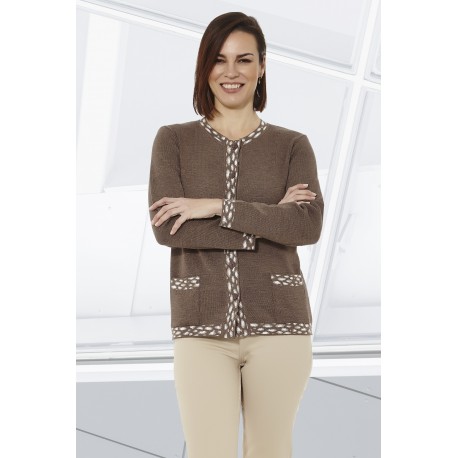 Chaqueta de mujer gris con bolsillos Juper +colores