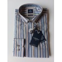 CAMISA RAYAS TERGAL CARLOS CORDOBA HOMBRE