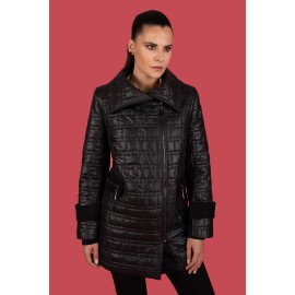 Parka casual guateada mujer chema blanco +colores