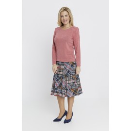 SUETER LANOSO LISO CON PEDRERIA MUJER BOGUAR