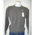 JERSEY CUELLO REDONDO DE CANALE, GRIS