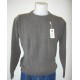 JERSEY CUELLO REDONDO DE CANALE, GRIS